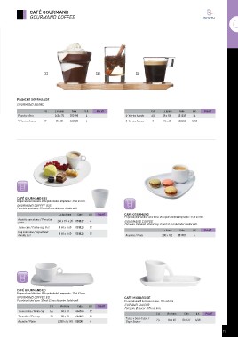 Assiette et tasse, café gourmand Isis en porcelaine (x 12)
